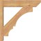 Ekena Millwork Balboa Slat Smooth Outlooker, Western Red Cedar, 5 1/2"W x 22"D x 22"H OUT06X22X22BOA06SWR - alternate 3